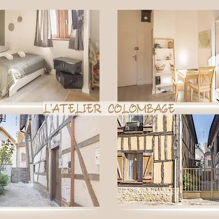 아파트 L'atelier Colombage - Prox Halle - Coeur De 바르쉬르센